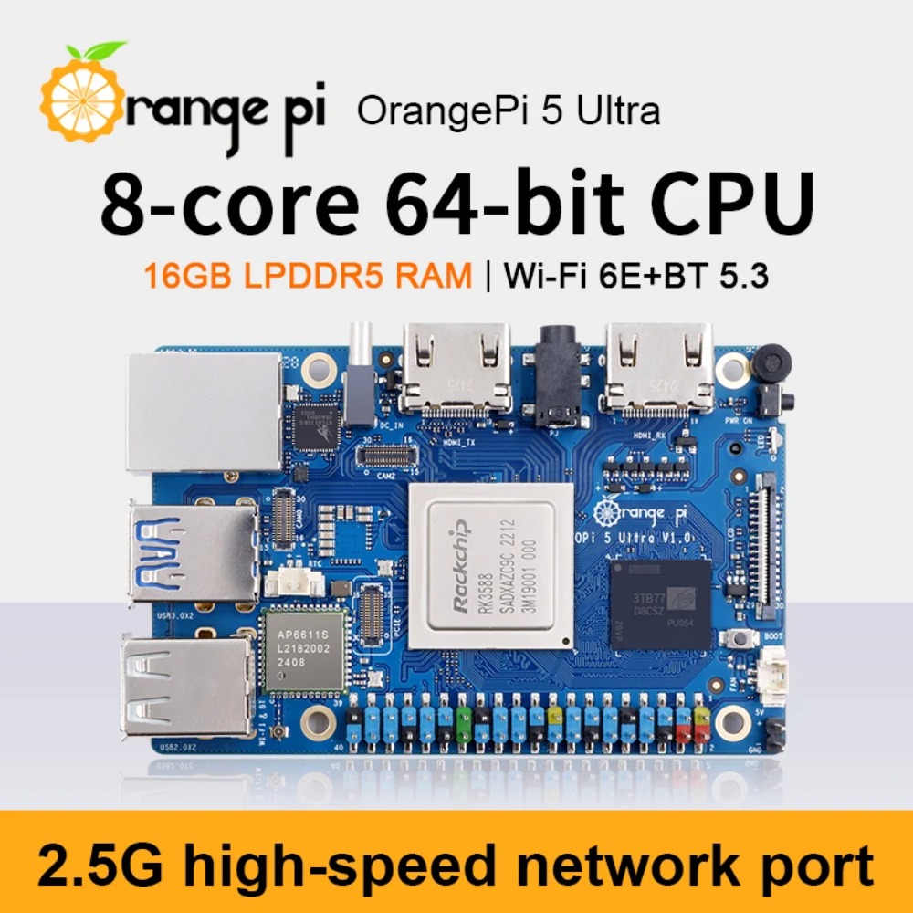 AvaCore Orange Pi 5 Ultra 16 Г – обзор и цена Rk3588 Mini Pc Board